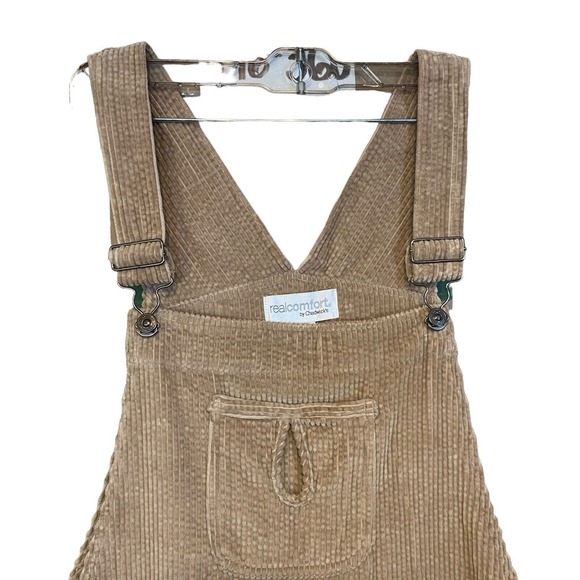 Real Comfort Corduroy Overalls Jumpsuit Chadwicks Size 10 Carpenter Cabin Phoebe - Picture 2 of 15